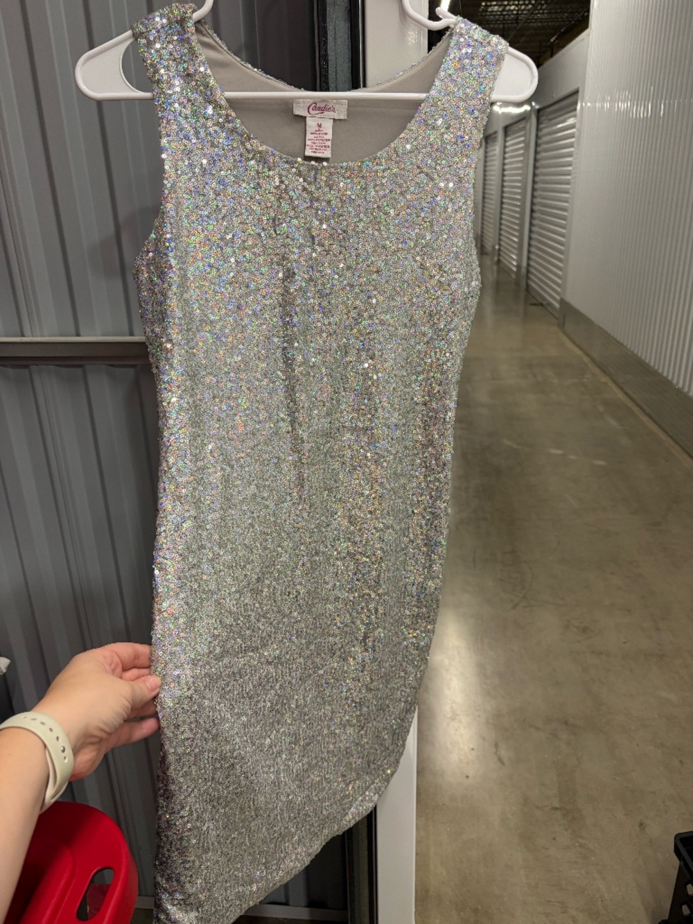 Candies Sequin Mini Dress, Size Medium